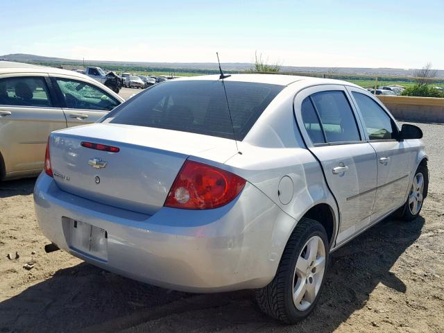 1G1AL58F087150140 - 2008 CHEVROLET COBALT LT SILVER photo 4