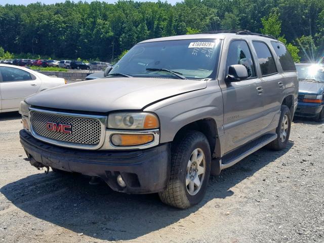 1GKEK63U91J237300 - 2001 GMC DENALI BEIGE photo 2