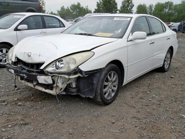 JTHBA30G540014288 - 2004 LEXUS ES 330 WHITE photo 2