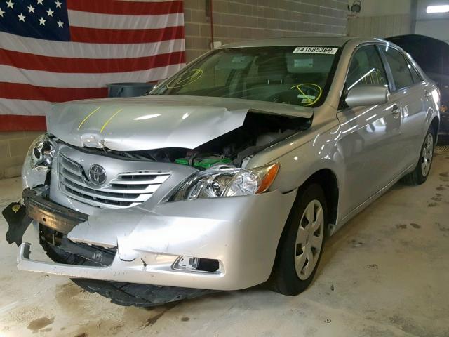 4T1BE46K87U556890 - 2007 TOYOTA CAMRY NEW SILVER photo 2