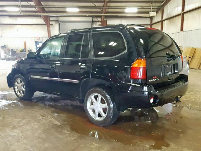 1GKDT13S172143182 - 2007 GMC ENVOY BLACK photo 3