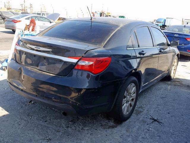 1C3CCBABXCN272101 - 2012 CHRYSLER 200 LX BLACK photo 4