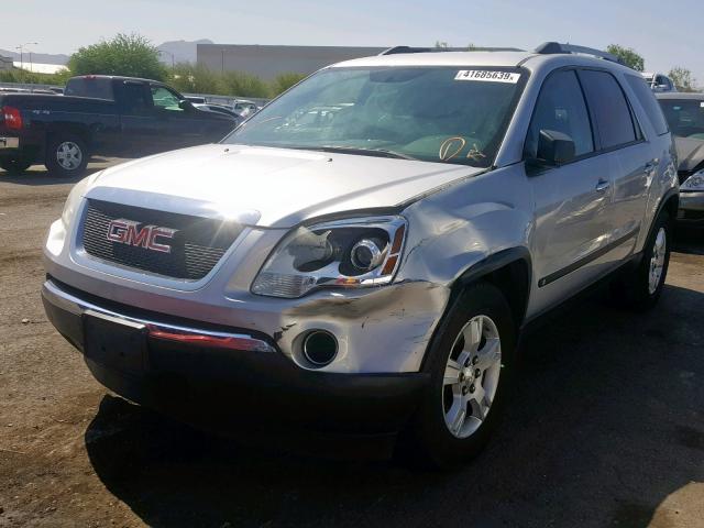 1GKLRKED9AJ110622 - 2010 GMC ACADIA SL SILVER photo 2