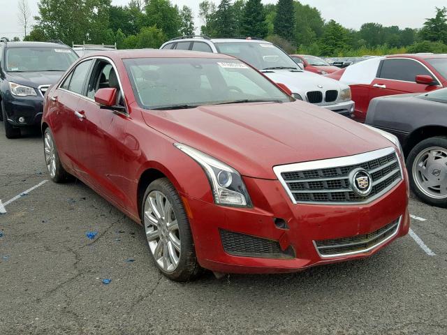 1G6AB5RA1D0118445 - 2013 CADILLAC ATS LUXURY RED photo 1