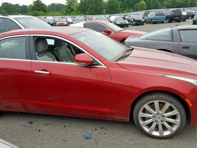 1G6AB5RA1D0118445 - 2013 CADILLAC ATS LUXURY RED photo 9