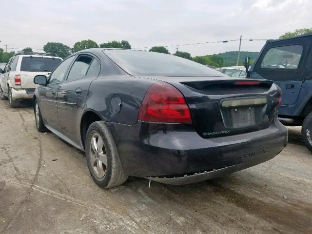 2G2WP552161276718 - 2006 PONTIAC GRAND PRIX BLACK photo 3