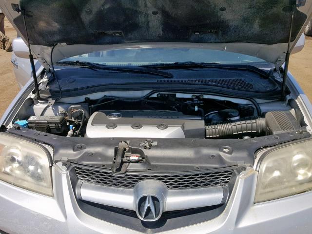 2HNYD18845H506113 - 2005 ACURA MDX TOURIN SILVER photo 7