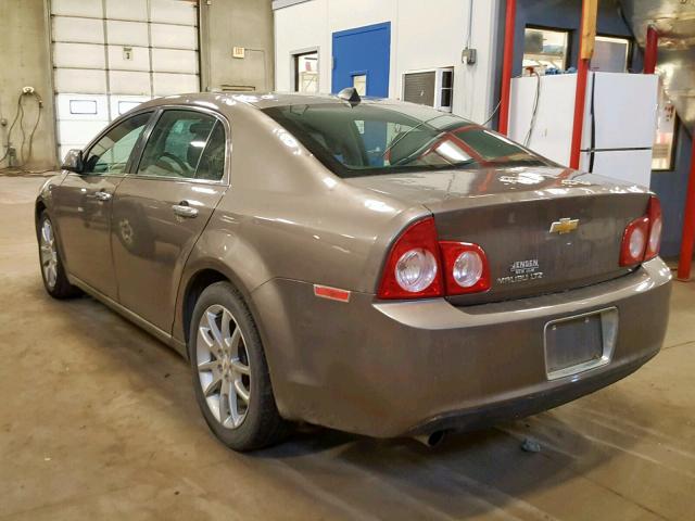 1G1ZE5EU9CF132430 - 2012 CHEVROLET MALIBU LTZ ნაცრისფერი ფოტო 3