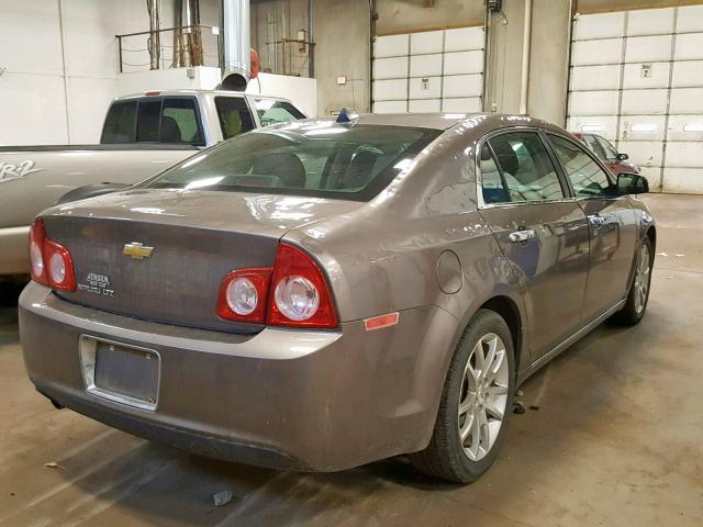 1G1ZE5EU9CF132430 - 2012 CHEVROLET MALIBU LTZ ნაცრისფერი ფოტო 4