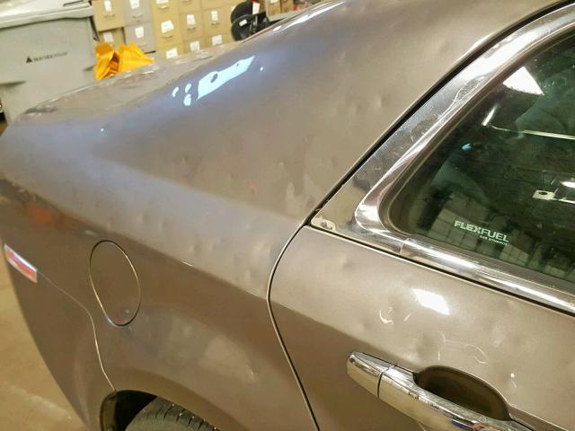 1G1ZE5EU9CF132430 - 2012 CHEVROLET MALIBU LTZ ნაცრისფერი ფოტო 9