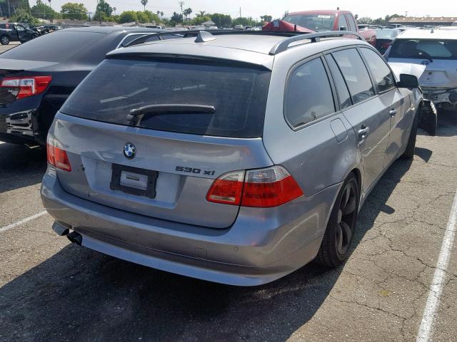 WBANN73576CN02256 - 2006 BMW 530 XIT GRAY photo 4