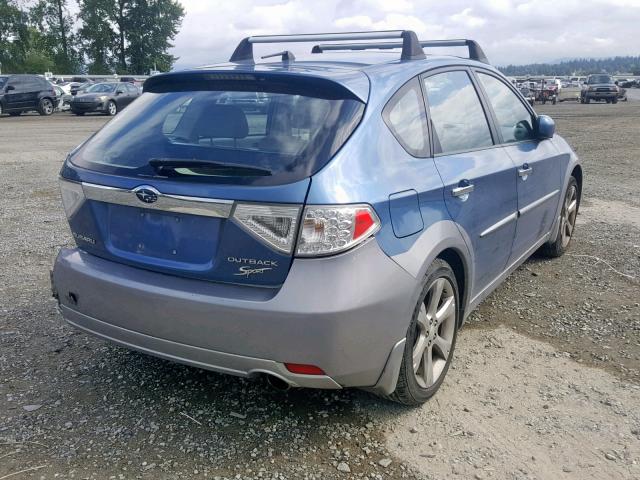 JF1GH63609H807200 - 2009 SUBARU IMPREZA OU BLUE photo 4