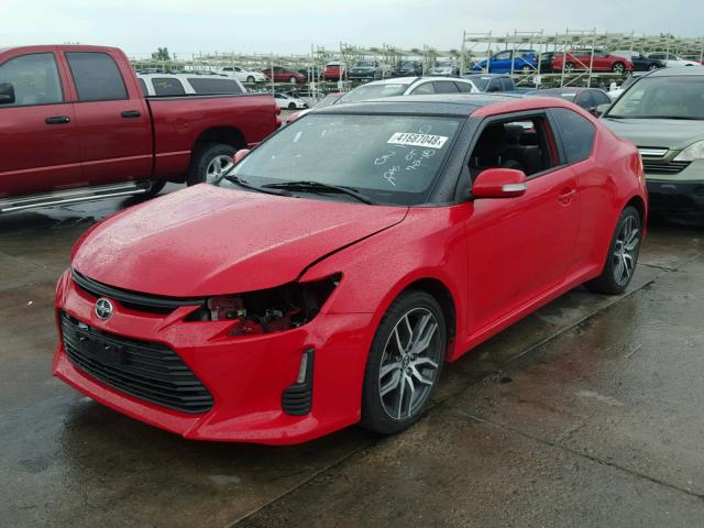 JTKJF5C72E3081994 - 2014 TOYOTA SCION TC 红色 照片 2