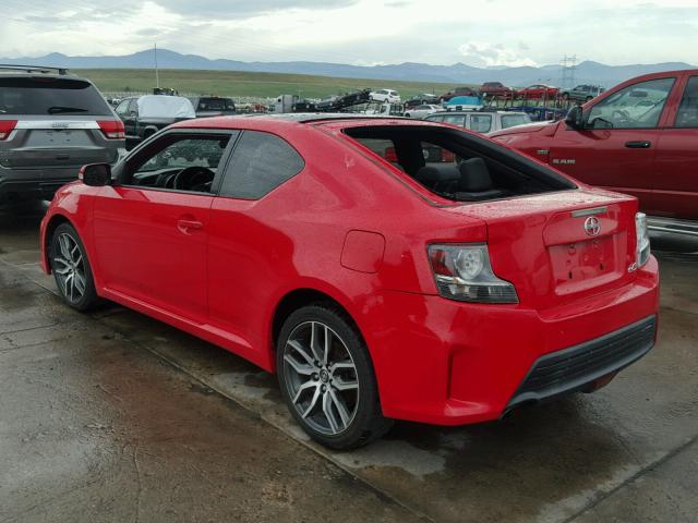 JTKJF5C72E3081994 - 2014 TOYOTA SCION TC 红色 照片 3