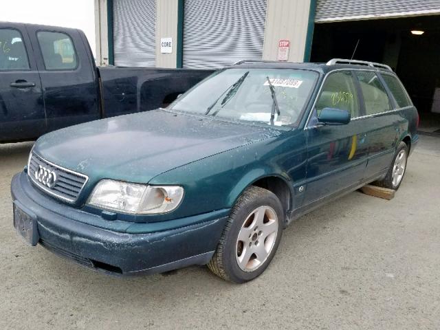 WAUJC84A5VN038523 - 1997 AUDI A6 QUATTRO GREEN photo 2