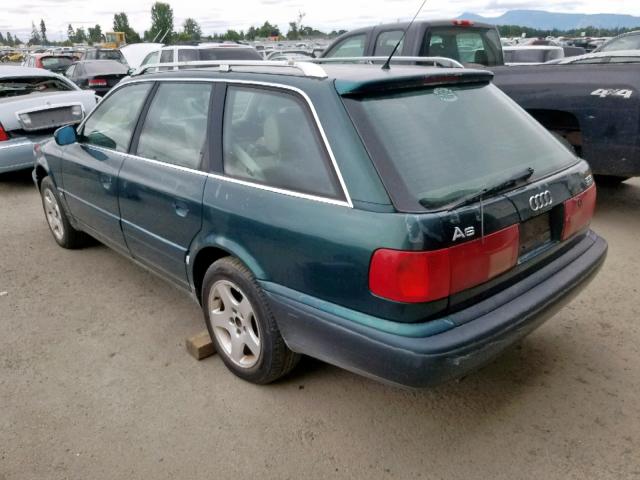 WAUJC84A5VN038523 - 1997 AUDI A6 QUATTRO GREEN photo 3