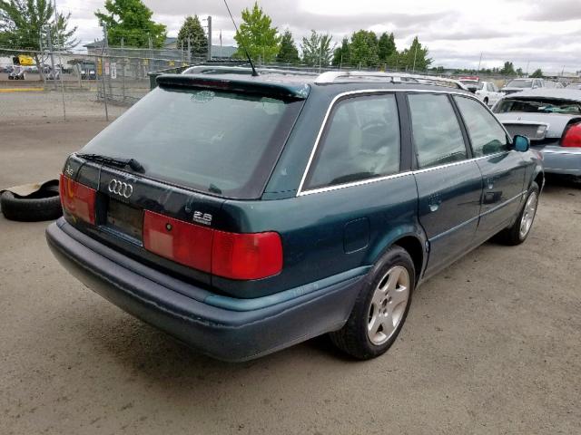 WAUJC84A5VN038523 - 1997 AUDI A6 QUATTRO GREEN photo 4