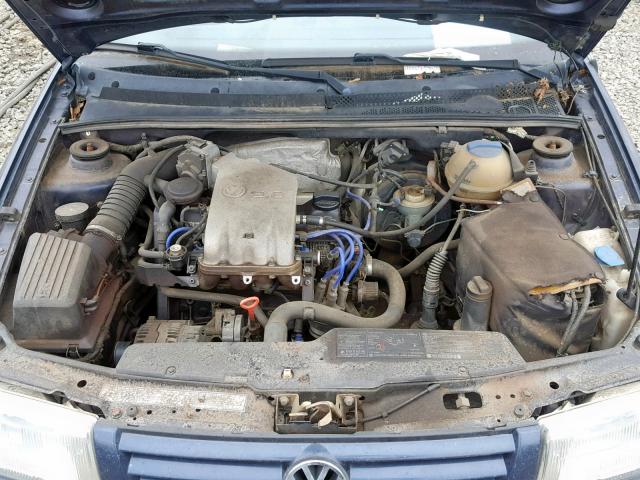 3VWRA81H1TM013832 - 1996 VOLKSWAGEN JETTA GL BLUE photo 7