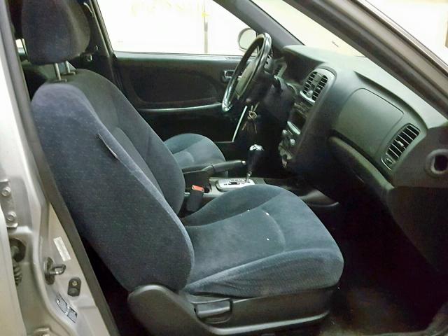 KMHWF25S05A161640 - 2005 HYUNDAI SONATA GL SILVER photo 5