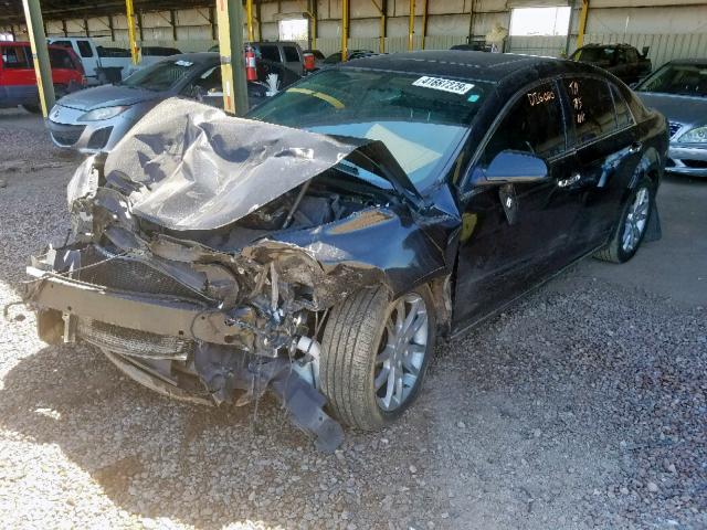 1G1ZK57788F215774 - 2008 CHEVROLET MALIBU LTZ შავი ფოტო 2