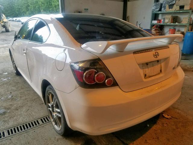 JTKDE167780254824 - 2008 TOYOTA SCION TC WHITE photo 3