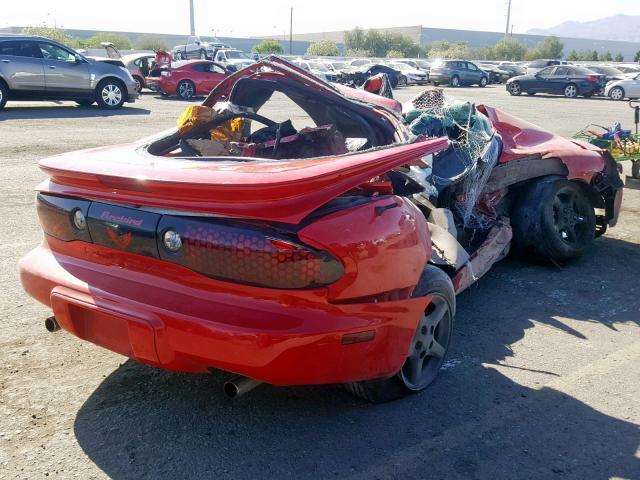 2G2FS22K222111749 - 2002 PONTIAC FIREBIRD RED photo 4