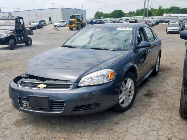 2G1WC5EM3A1217261 - 2010 CHEVROLET IMPALA LTZ GRAY photo 2