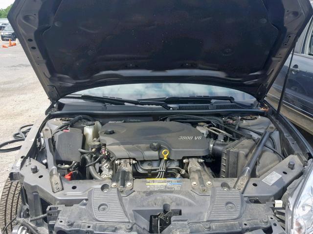 2G1WC5EM3A1217261 - 2010 CHEVROLET IMPALA LTZ GRAY photo 7