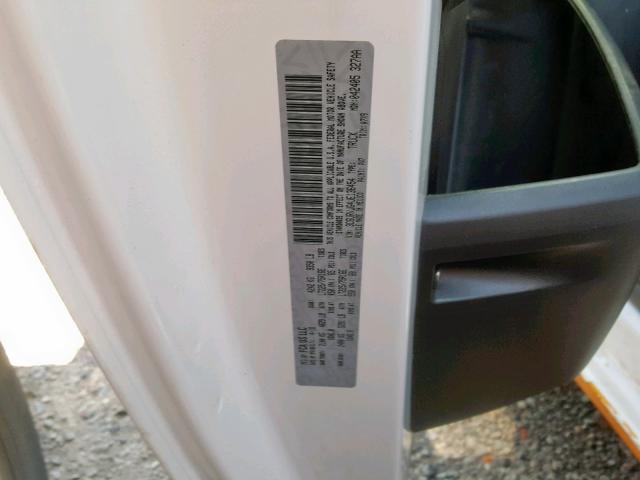 3C6URVJG4JE136454 - 2018 RAM PROMASTER WHITE photo 10