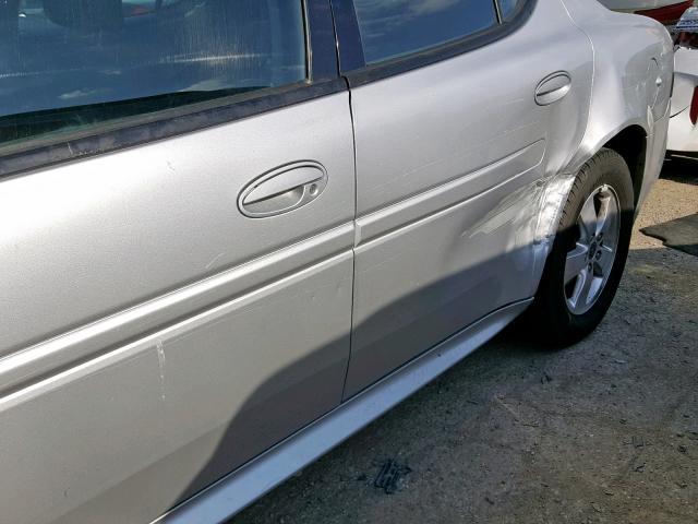 2G2WP522951288070 - 2005 PONTIAC GRAND PRIX SILVER photo 9