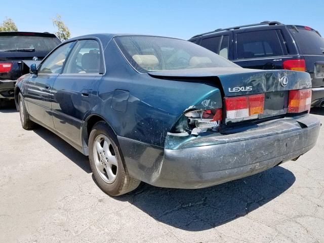 JT8BF28G7W0126111 - 1998 LEXUS ES 300 GREEN photo 3