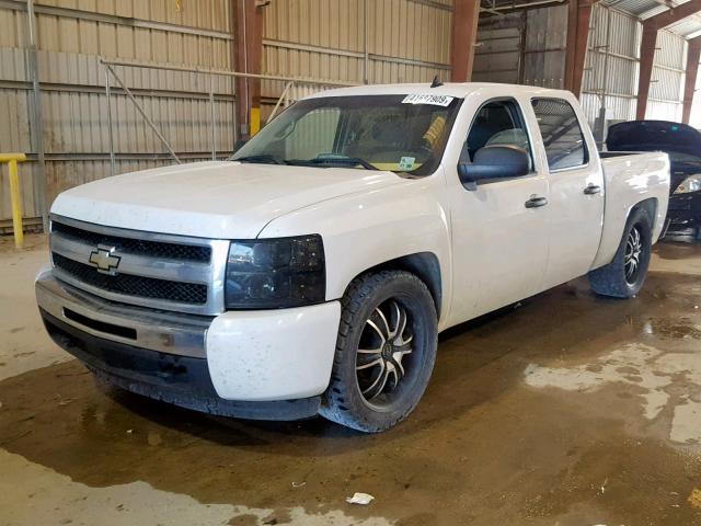 3GCEC230X9G197420 - 2009 CHEVROLET SILVERADO WHITE photo 2