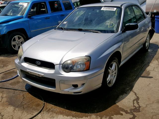 JF1GD67595H501829 - 2005 SUBARU IMPREZA RS SILVER photo 2