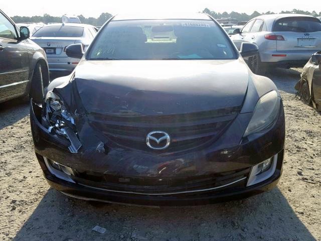 1YVHP82H295M44006 - 2009 MAZDA 6 I PURPLE photo 9