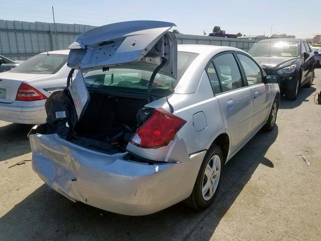 1G8AJ55F26Z103138 - 2006 SATURN ION LEVEL SILVER photo 4