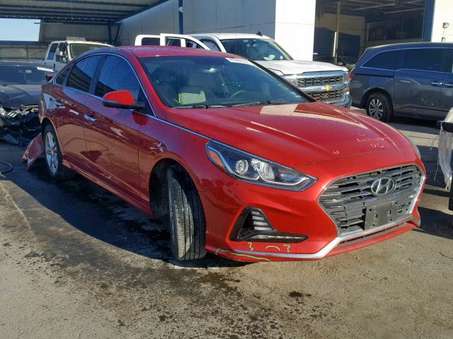 5NPE34AF7JH597207 - 2018 HYUNDAI SONATA SPO RED photo 1