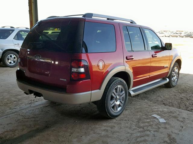 1FMEU74E66UA81589 - 2006 FORD EXPLORER E BURGUNDY photo 4