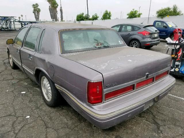 1LNLM83W6SY763432 - 1995 LINCOLN TOWN CAR C SILVER photo 3