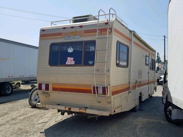 1GBKP37W8J3328299 - 1988 BOUN MOTORHOME TAN photo 4