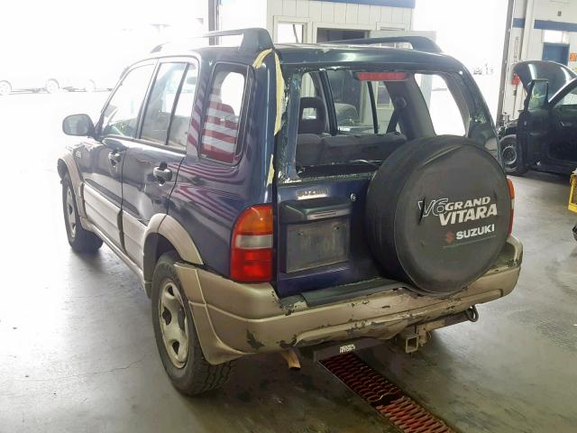 JS3TD62V714167495 - 2001 SUZUKI GRAND VITA BLUE photo 3