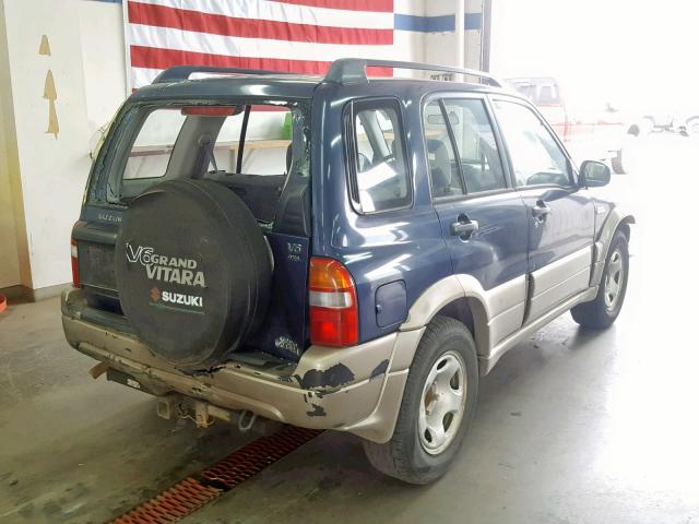 JS3TD62V714167495 - 2001 SUZUKI GRAND VITA BLUE photo 4