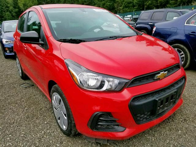 KL8CB6SAXGC612126 - 2016 CHEVROLET SPARK LS RED photo 1