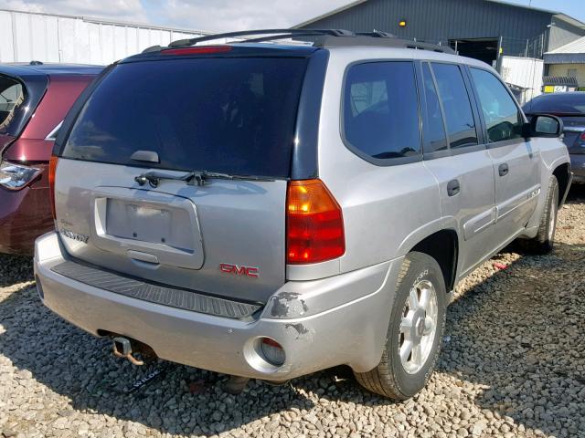 1GKDT13S252377828 - 2005 GMC ENVOY SILVER photo 4