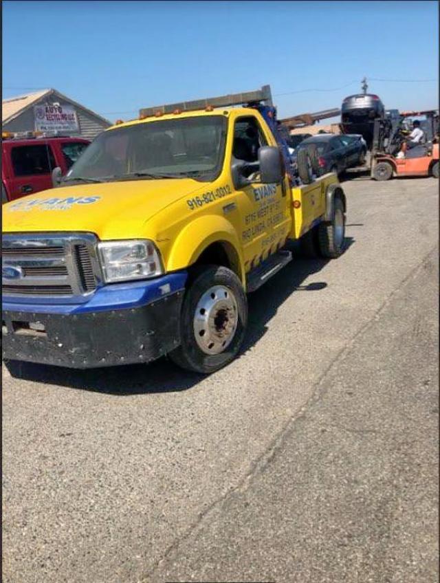 1FDAF56P56EA19056 - 2006 FORD F550 SUPER YELLOW photo 1