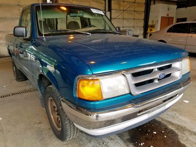 1FTCR10A6VUC10829 - 1997 FORD RANGER TURQUOISE photo 1