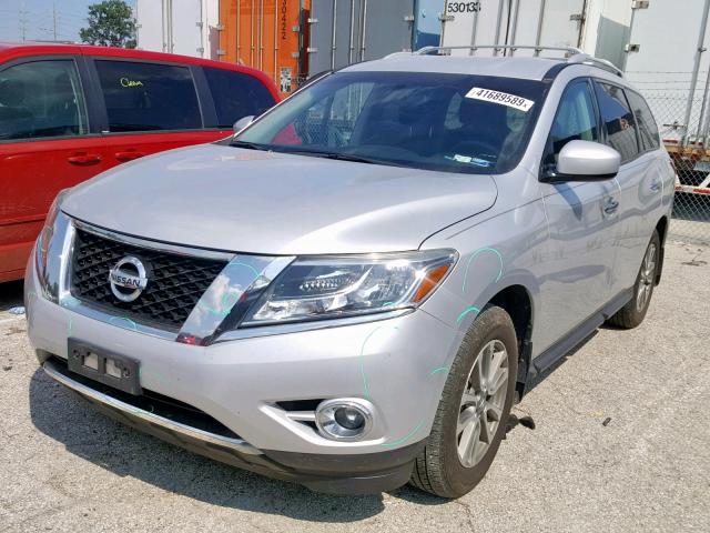 5N1AR2MM9DC629453 - 2013 NISSAN PATHFINDER SILVER photo 2