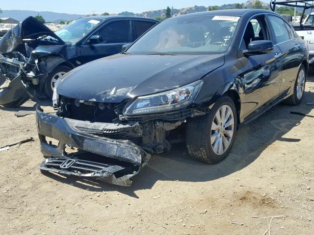 1HGCR2F88FA150700 - 2015 HONDA ACCORD EXL BLACK photo 2