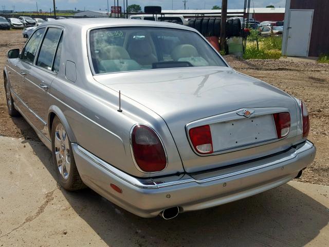 SCBLC31E2YCX04679 - 2000 BENTLEY ARNAGE SILVER photo 3