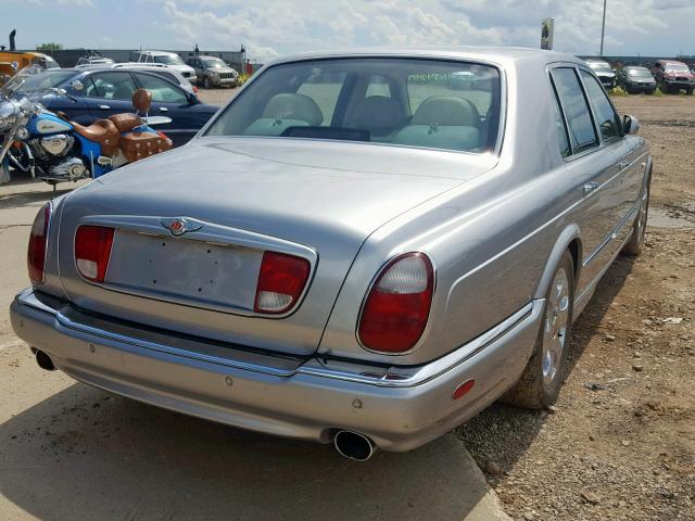 SCBLC31E2YCX04679 - 2000 BENTLEY ARNAGE SILVER photo 4