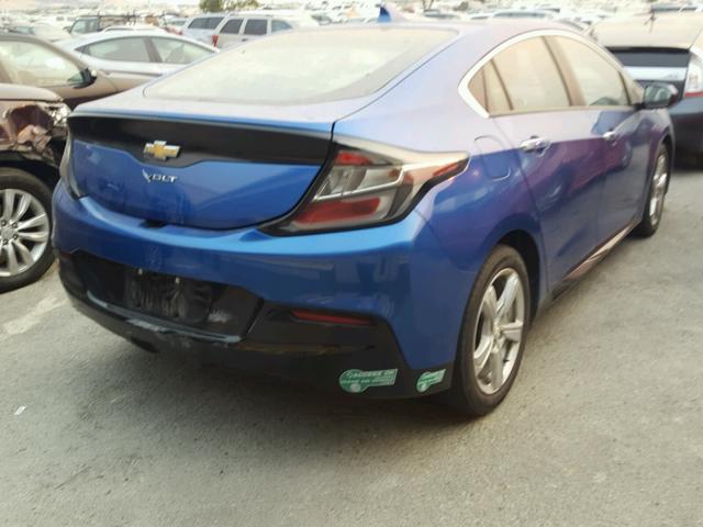 1G1RC6S50HU150648 - 2017 CHEVROLET VOLT LT BLUE photo 4